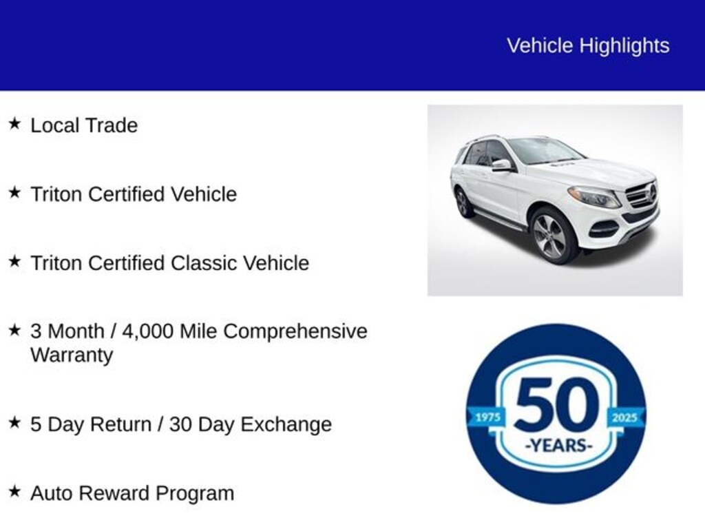 Certified 2016 Mercedes-Benz GLE GLE 350 SUV