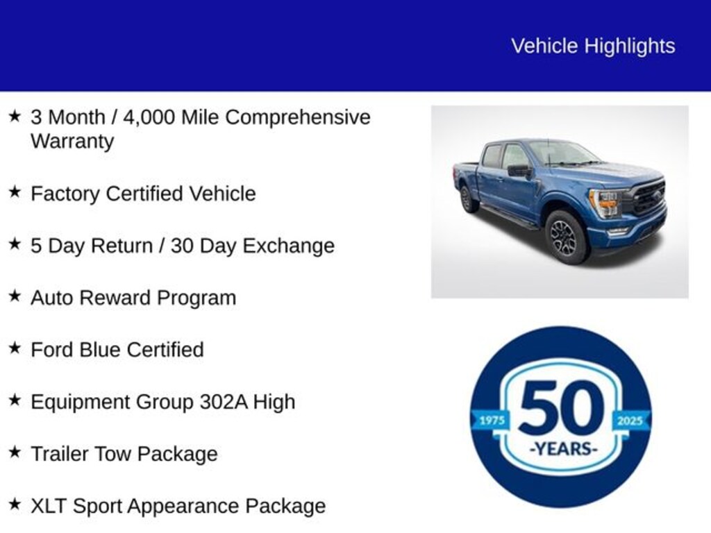 Used 2023 Ford F-150 XLT Truck SuperCrew Cab