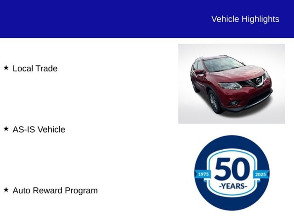 Used 2014 Nissan Rogue SL SUV