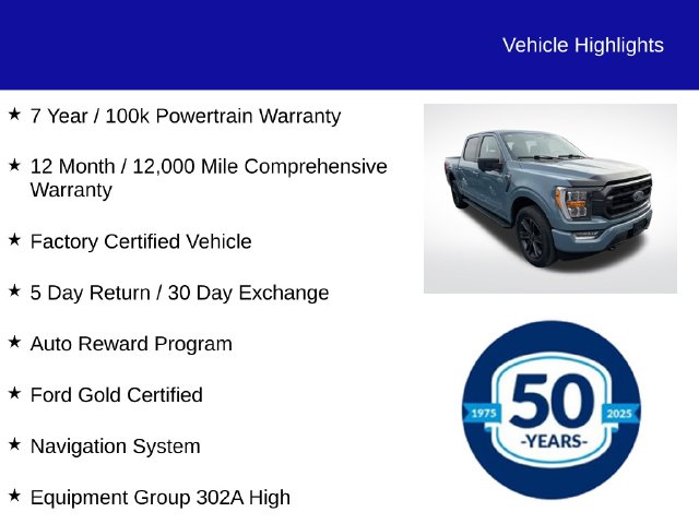 Certified 2023 Ford F-150 XLT Truck SuperCrew Cab
