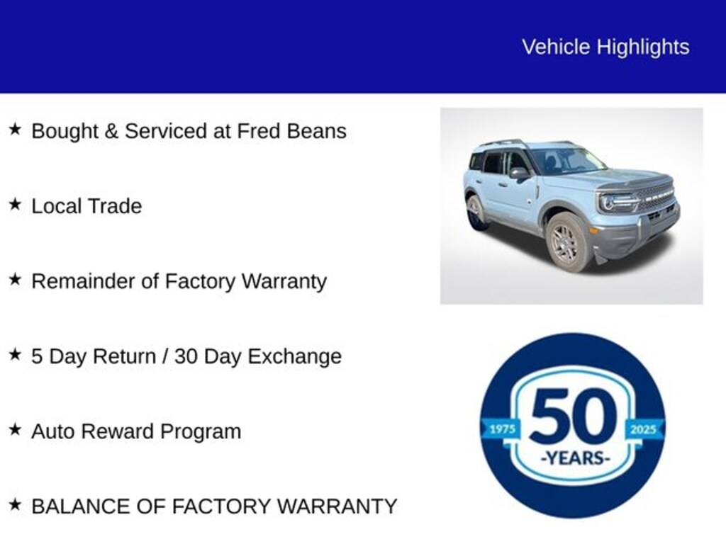 Used 2025 Ford Bronco Sport Big Bend SUV