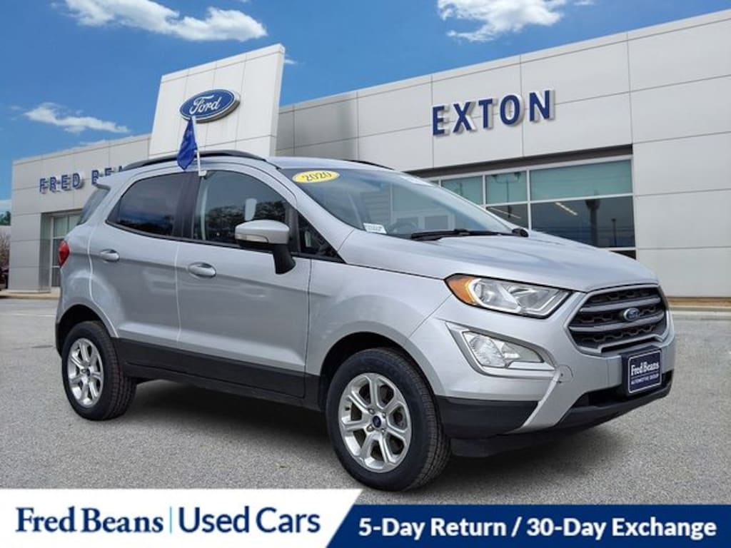 Certified 2020 Ford EcoSport SE SUV