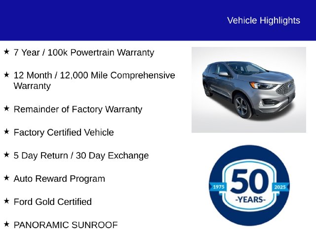 Certified 2023 Ford Edge SEL SUV