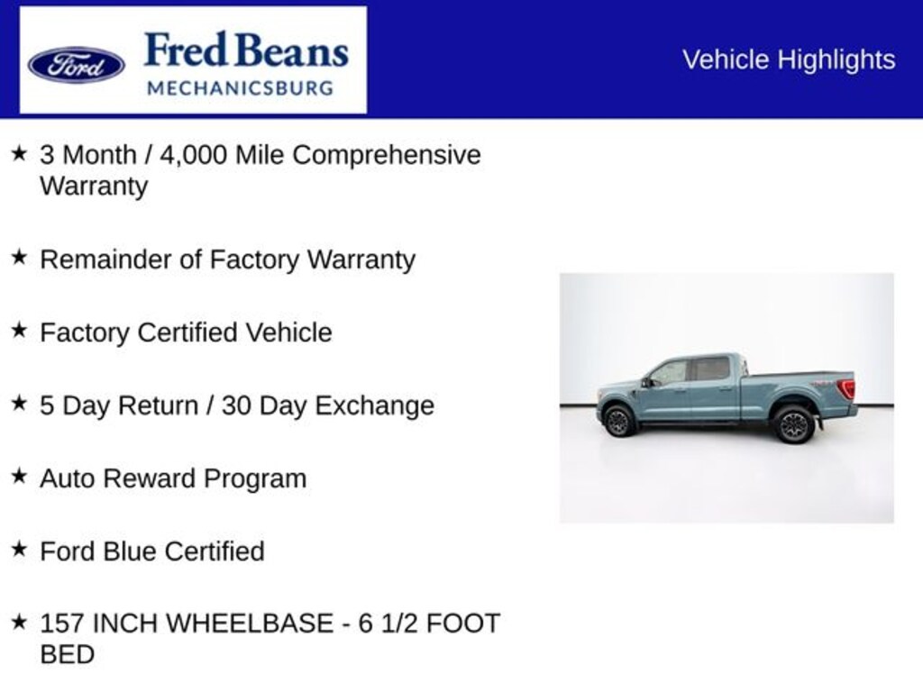 Certified 2023 Ford F-150 XLT Truck SuperCrew Cab