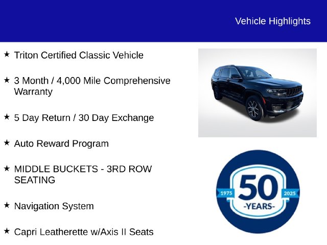 Used 2023 Jeep Grand Cherokee L Limited SUV