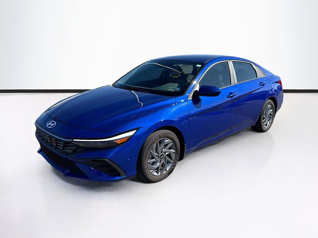 2024 Hyundai Elantra Hybrid Blue photo 3