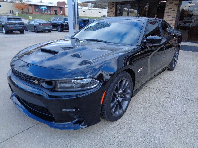 Used 2021 Dodge Charger Scat Pack with VIN 2C3CDXGJ5MH582546 for sale in Newton, IL