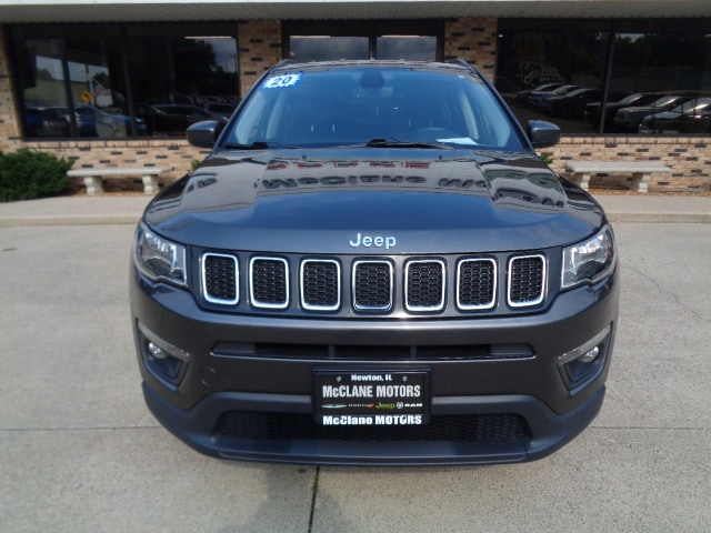Used 2020 Jeep Compass Latitude with VIN 3C4NJDBB4LT112977 for sale in Newton, IL