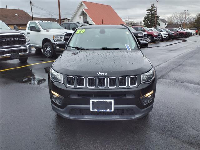 Used 2020 Jeep Compass Latitude with VIN 3C4NJDBB9LT133405 for sale in Perry, NY