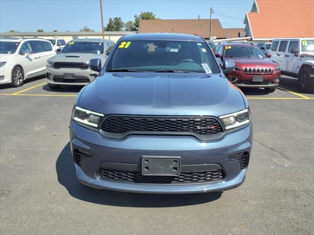 Used 2021 Dodge Durango GT Plus with VIN 1C4RDJDG3MC751414 for sale in Perry, NY