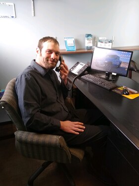 Staff member Andrew Hoffman from b1dc5cbec7ef