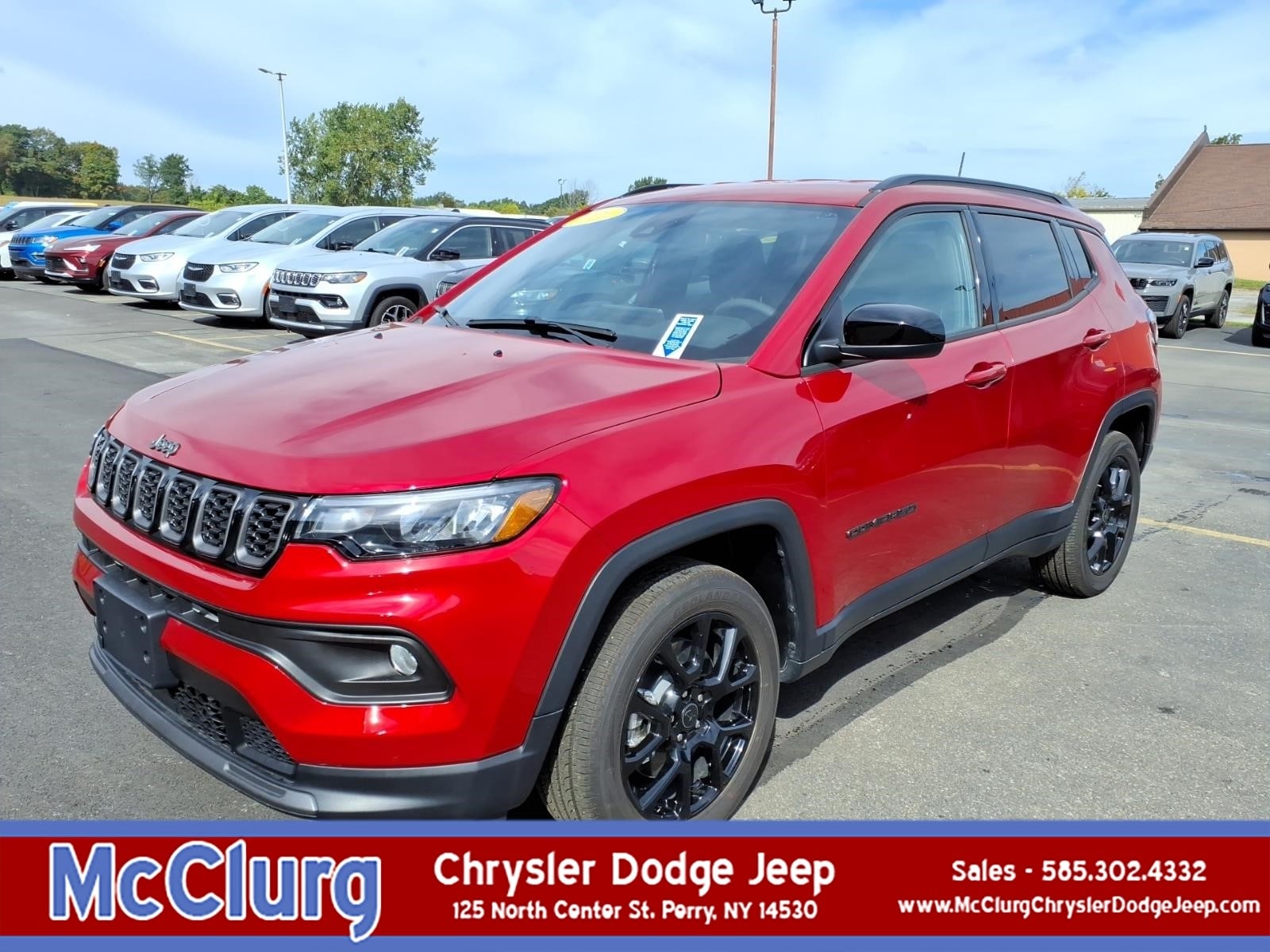 Red Hot Pearlcoat 2026 Jeep Compass SUV / Crossover Four-Wheel Drive Automatic
