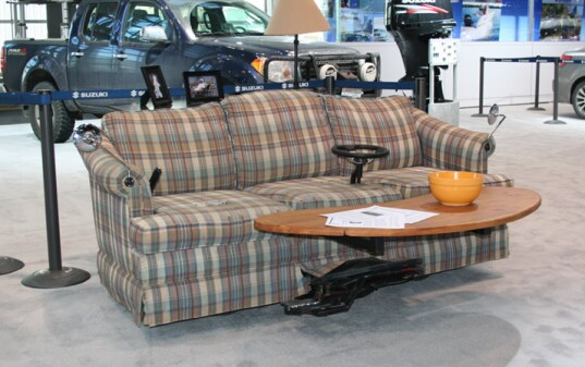 Motorized Couch Couch car!