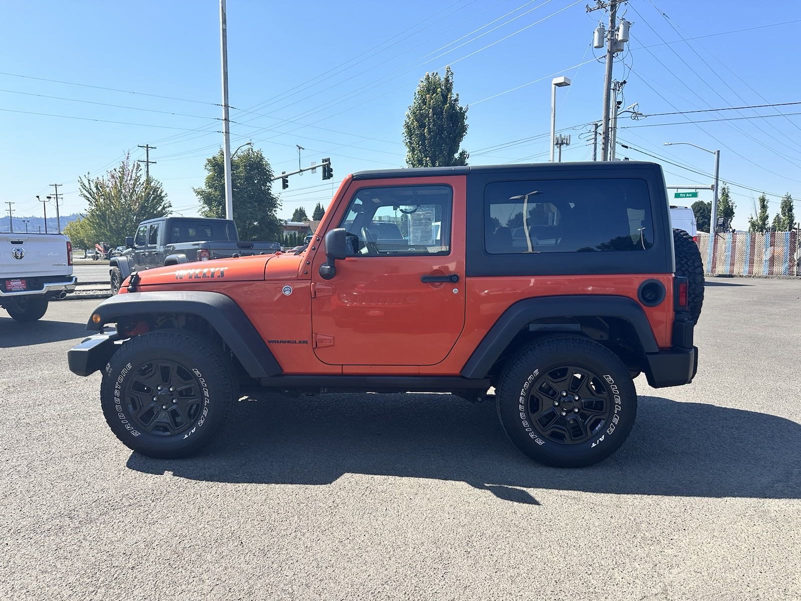 Used 2015 Jeep Wrangler Sport with VIN 1C4AJWAG9FL696025 for sale in Longview, WA