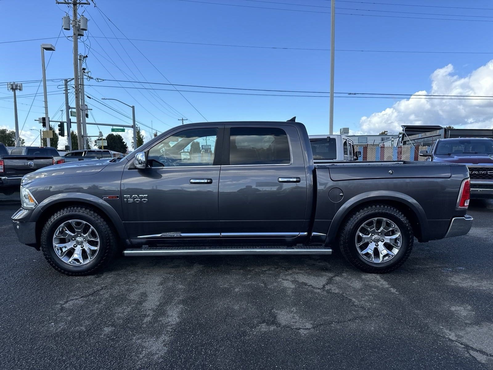 Used 2015 RAM Ram 1500 Pickup Laramie Limited with VIN 1C6RR7PM1FS730387 for sale in Longview, WA