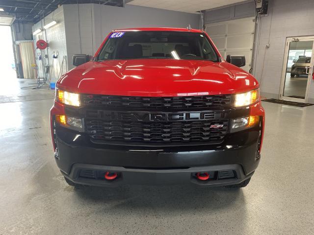 Used 2021 Chevrolet Silverado 1500 Custom with VIN 1GCPYCEF7MZ311965 for sale in Nappanee, IN