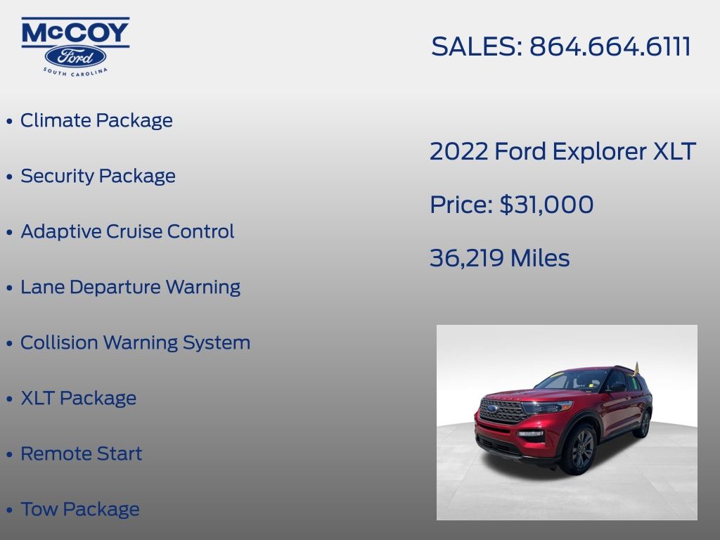 2022 Ford Explorer XLT - Photo 22