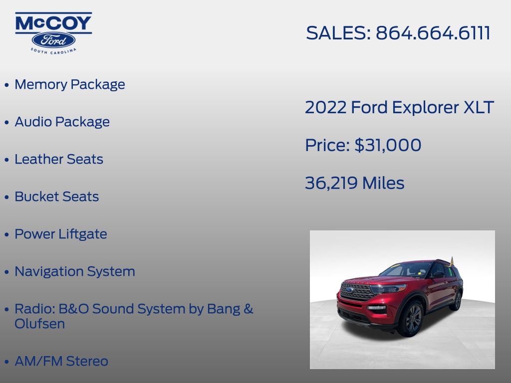 2022 Ford Explorer XLT - Photo 23