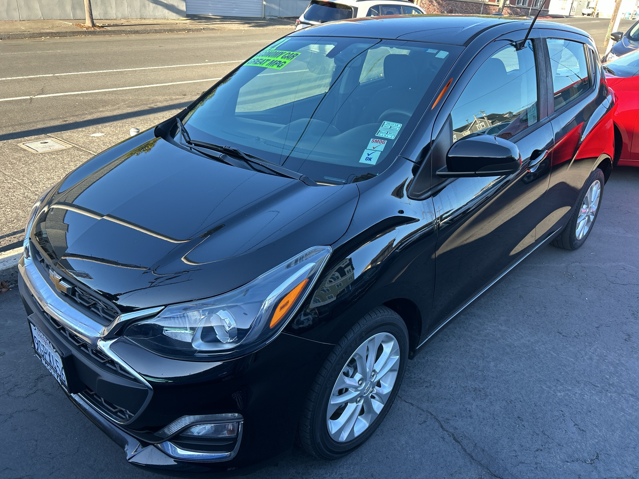 Used 2021 Chevrolet Spark 1LT with VIN KL8CD6SA0MC747153 for sale in Eureka, CA