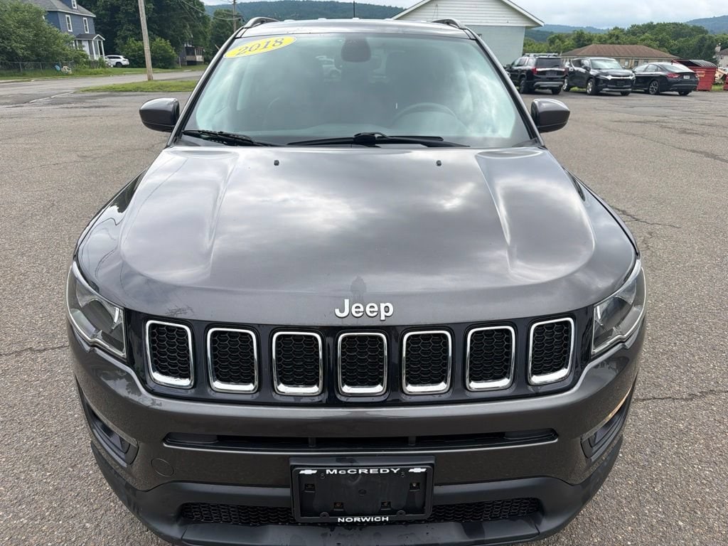 Used 2018 Jeep Compass Latitude with VIN 3C4NJDBB2JT154710 for sale in Norwich, NY