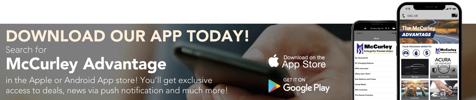 McCurley Advantage App
