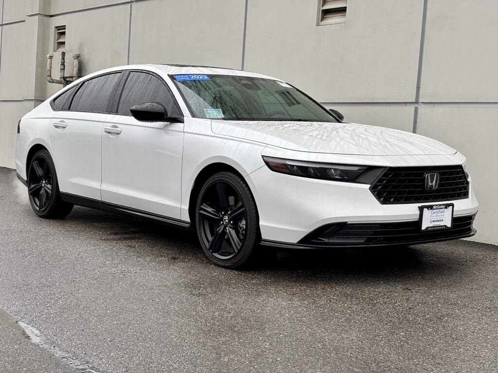 Certified 2023 Honda Accord Hybrid Sport-L w/BSI Sedan