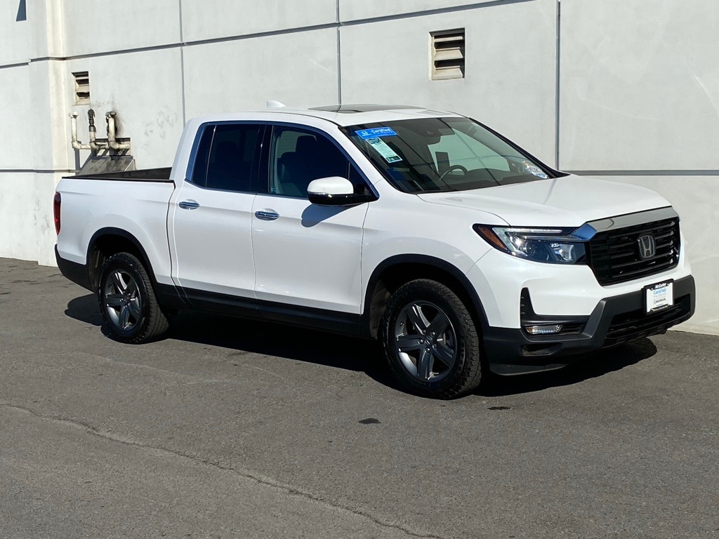 Certified 2023 Honda Ridgeline RTL-E with VIN 5FPYK3F74PB037803 for sale in Richland, WA