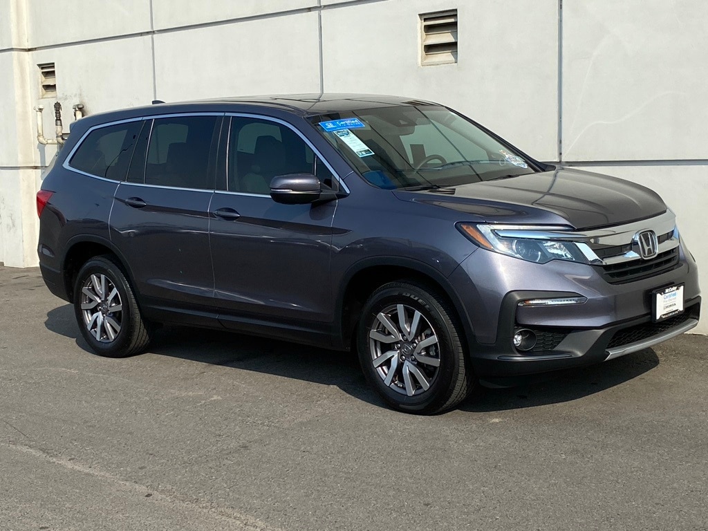 Certified 2022 Honda Pilot EX-L with VIN 5FNYF6H50NB037269 for sale in Richland, WA