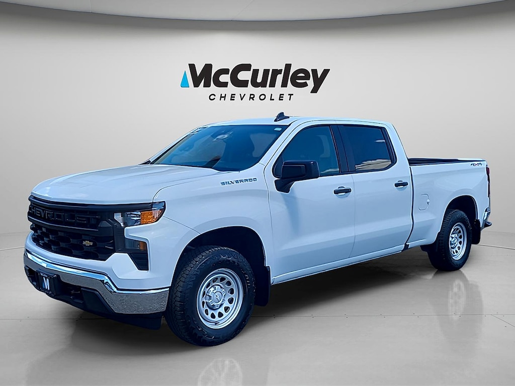 Used 2024 Chevrolet Silverado 1500 4WD Crew Cab Standard Bed WT