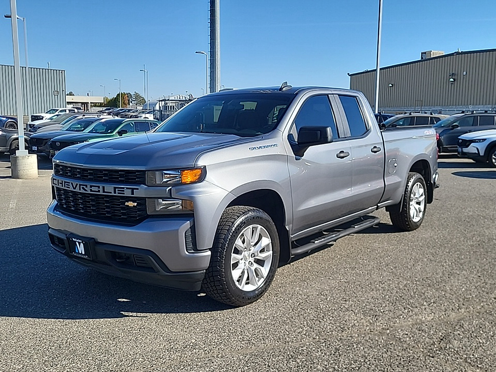 Certified 2021 Chevrolet Silverado 1500 4WD Double Cab Standard Bed Custom