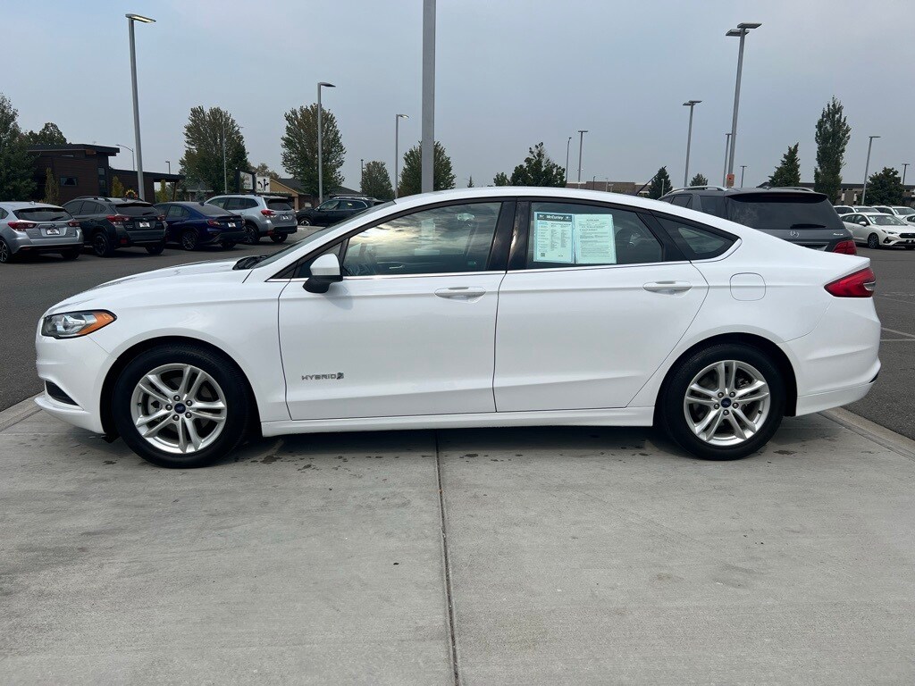 Used 2018 Ford Fusion Hybrid SE with VIN 3FA6P0LU0JR177093 for sale in Pasco, WA