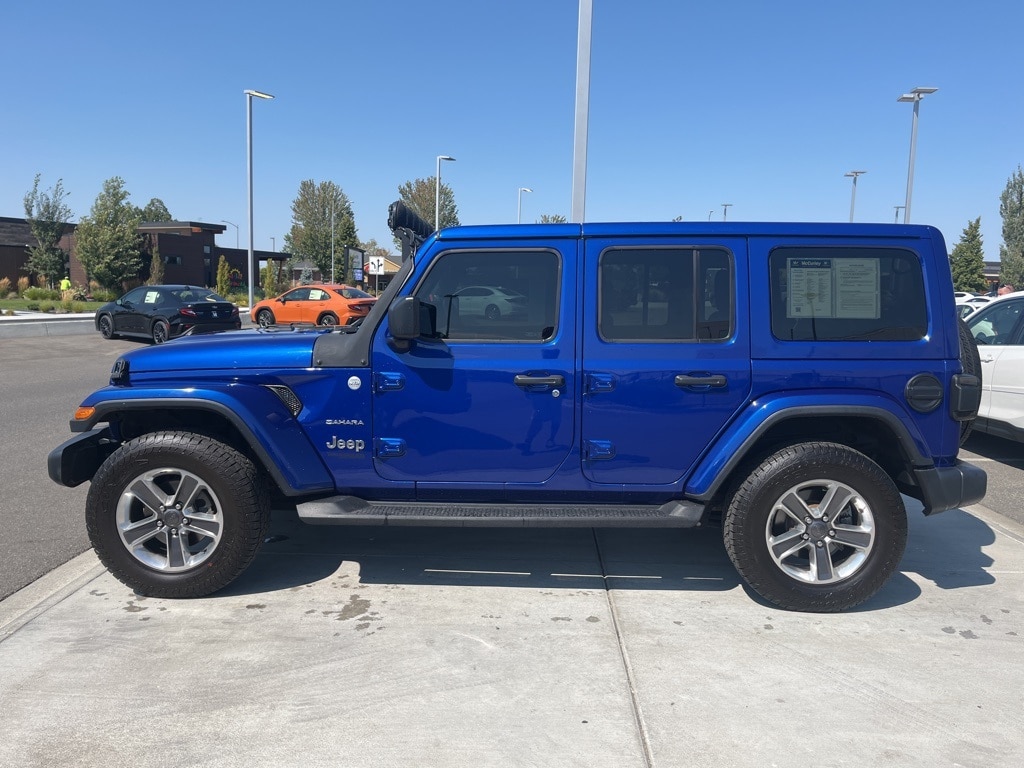 Used 2020 Jeep Wrangler Unlimited Sahara with VIN 1C4HJXEN3LW231280 for sale in Pasco, WA