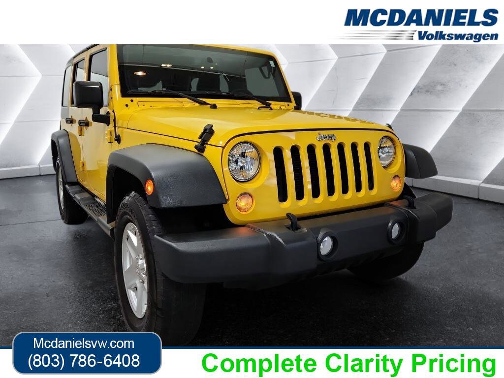 Used 2015 Jeep Wrangler Unlimited Sport 4x4 SUV