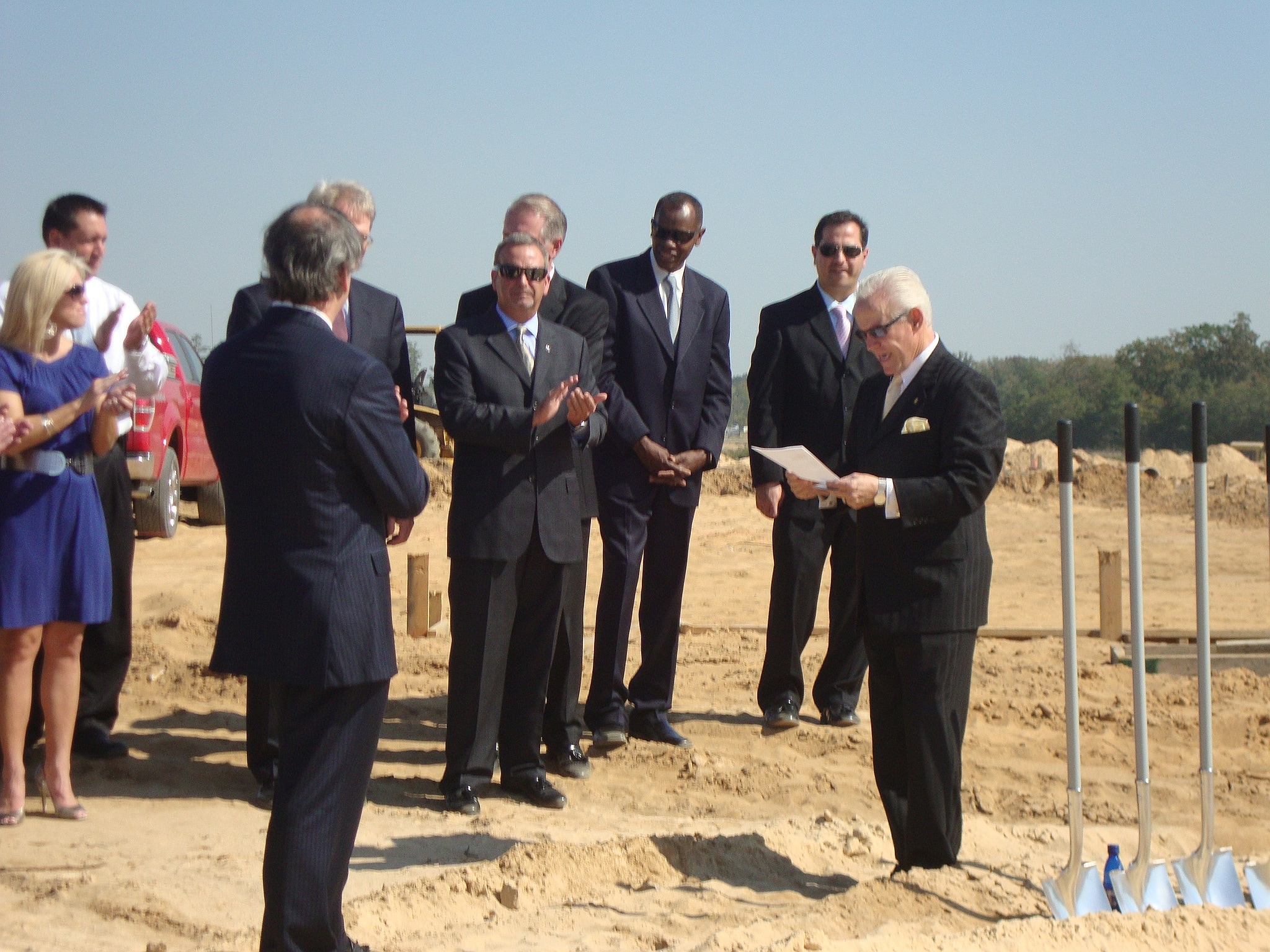 McDaniels Acura groundbreaking ceremony November 2010