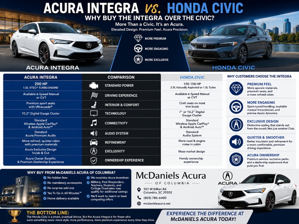 Certified 2026 Acura Integra Base Hatchback