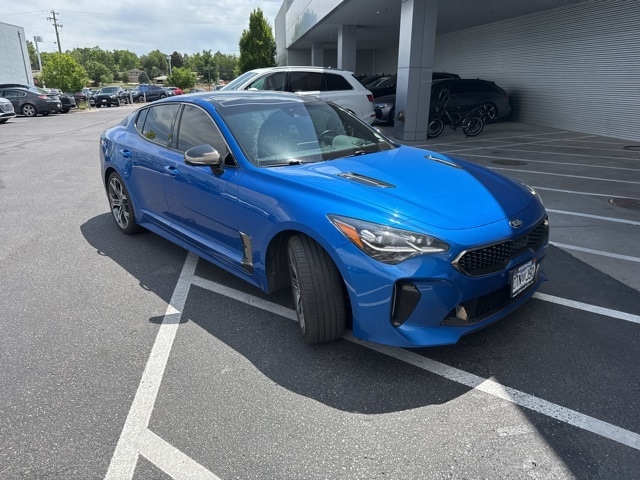 Used 2021 Kia Stinger GT2 with VIN KNAE55LC8M6093022 for sale in Littleton, CO