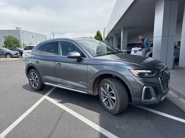 Used 2023 Audi Q5 Premium Plus with VIN WA1EAAFY6P2037391 for sale in Littleton, CO