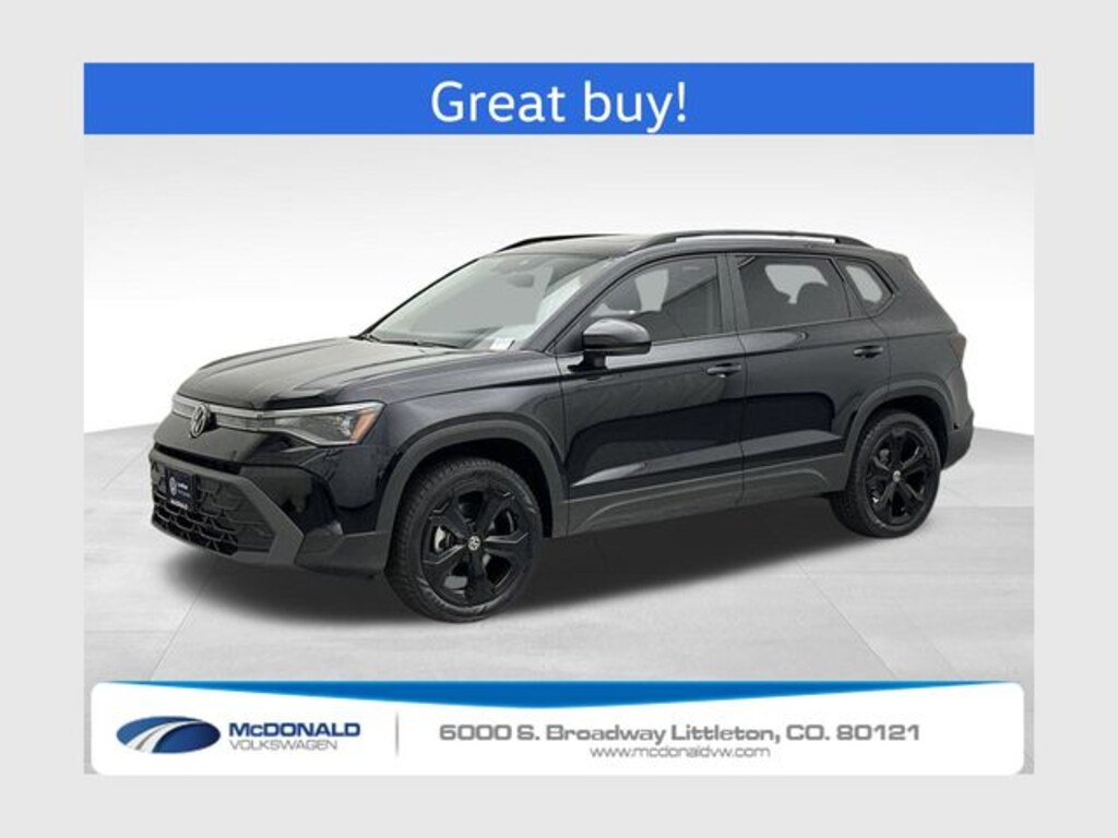 Used 2025 Volkswagen Taos 1.5T SE Black SUV