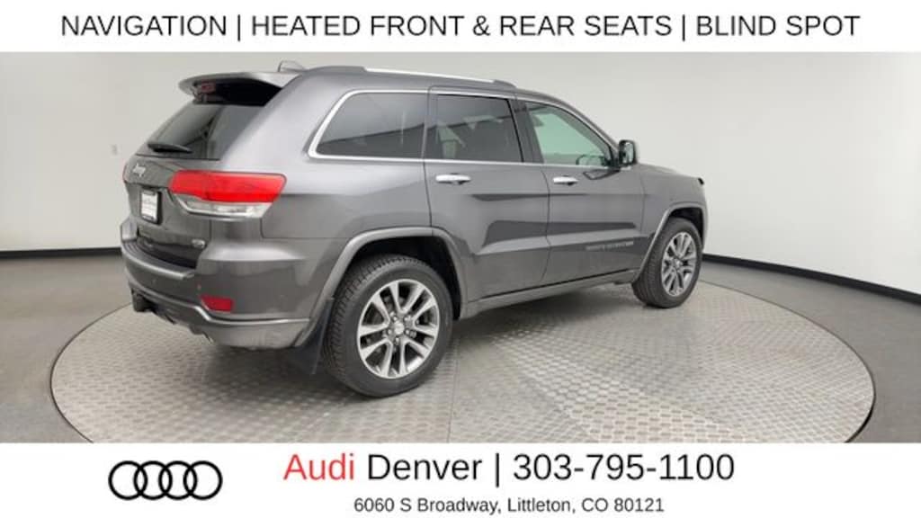 Used 2017 Jeep Grand Cherokee Overland 4x4 SUV