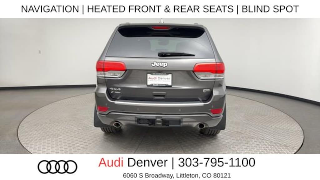 Used 2017 Jeep Grand Cherokee Overland 4x4 SUV
