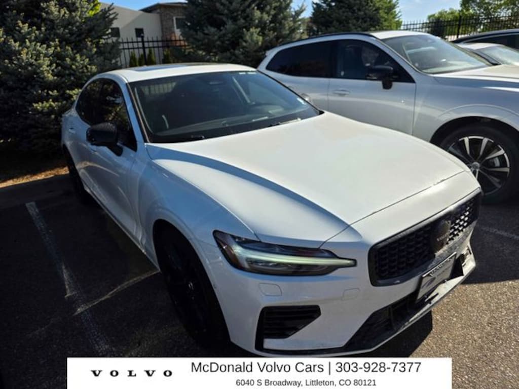 Certified 2023 Volvo S60 Recharge Plug-In Hybrid Plus Black Sedan