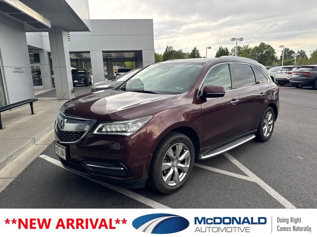 Used 2015 Acura MDX 3.5L Advance Pkg w/Entertainment Pkg (A6) SUV