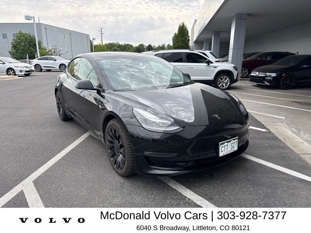 Used 2022 Tesla Model 3 Long Range with VIN 5YJ3E1EB2NF157567 for sale in Littleton, CO