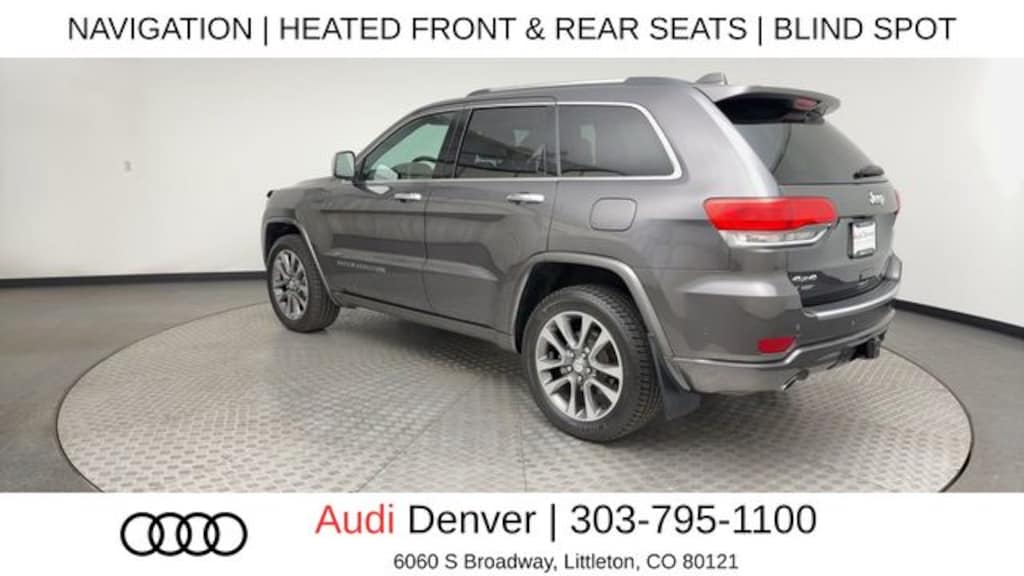 Used 2017 Jeep Grand Cherokee Overland 4x4 SUV
