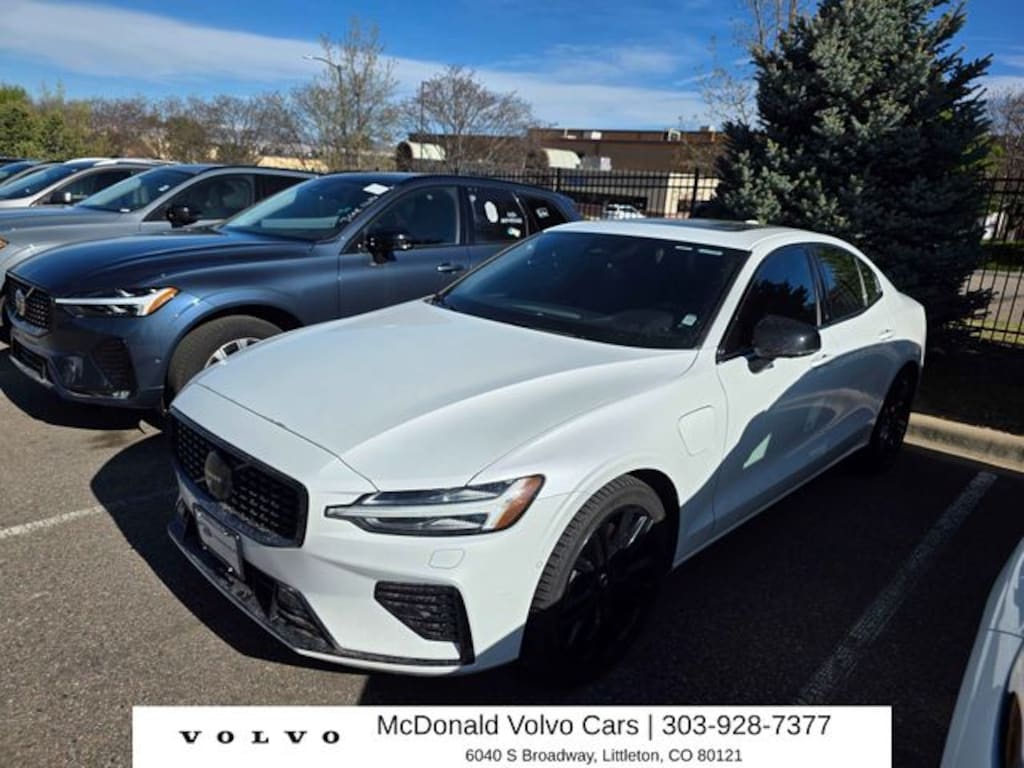Certified 2023 Volvo S60 Recharge Plug-In Hybrid Plus Black Sedan