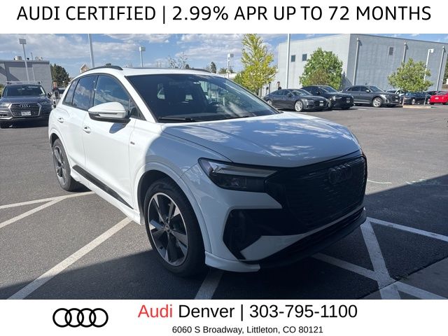 Used 2025 Audi Q4 e-tron Premium Plus with VIN WA1LUBFZ9SP063282 for sale in Littleton, CO