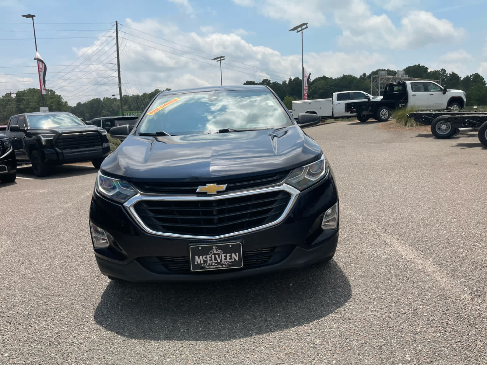 Used 2020 Chevrolet Equinox LS with VIN 3GNAXHEV5LS652409 for sale in Summerville, SC