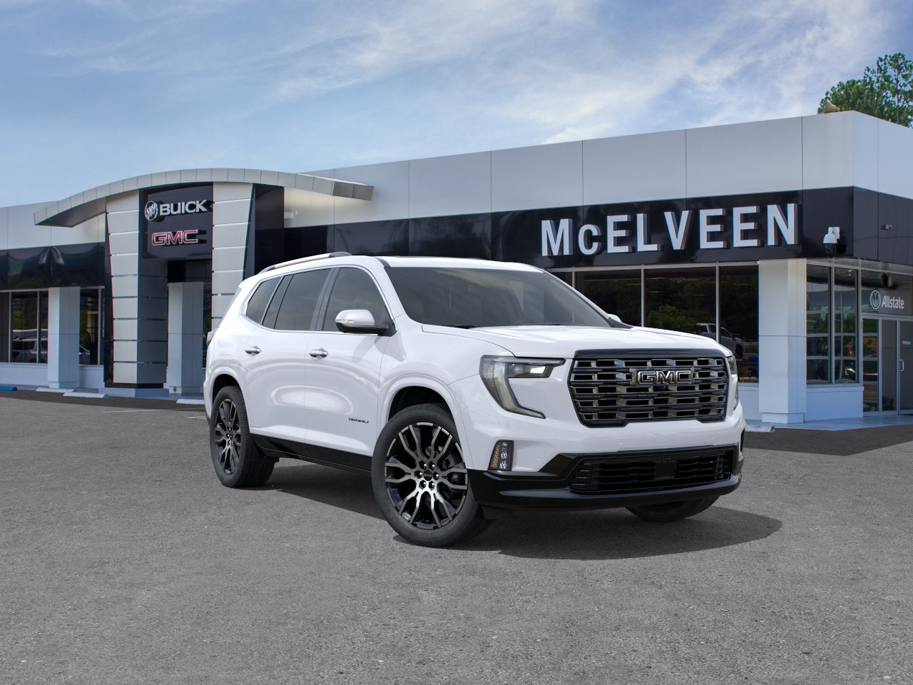 Summit White 2027 GMC Acadia SUV / Crossover Front-Wheel Drive Automatic