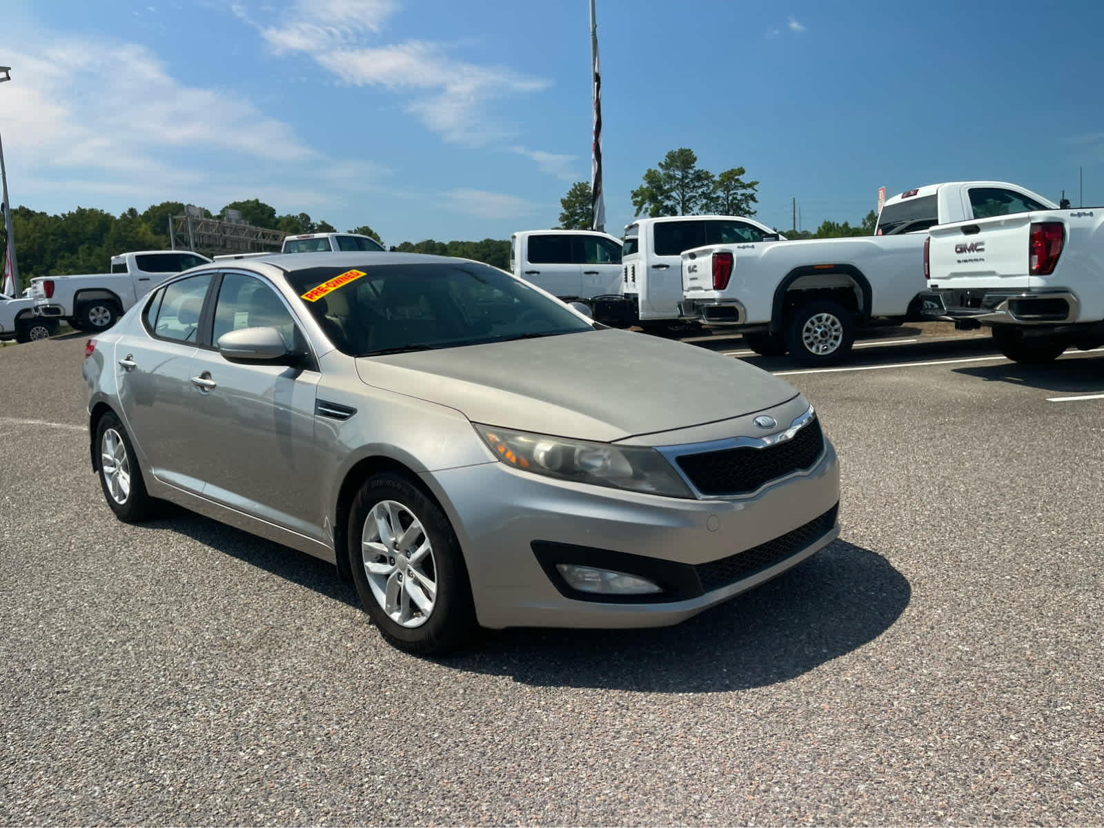 Used 2013 Kia Optima LX with VIN KNAGM4A71D5390361 for sale in Summerville, SC