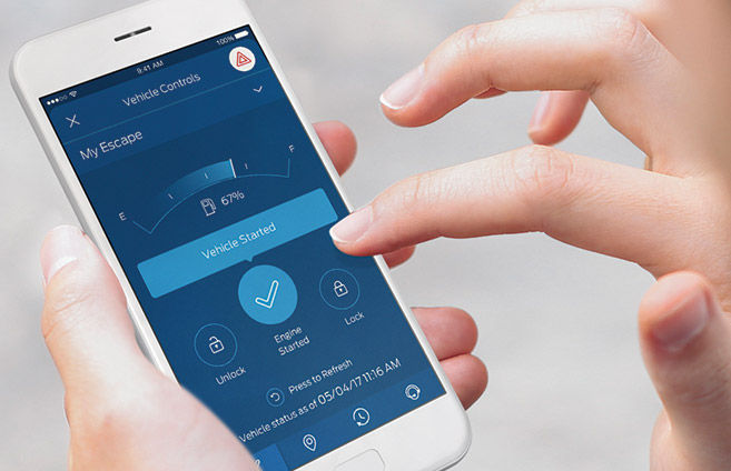 Our most powerful engine fits in the palm of your hand. Introducing FordPass.